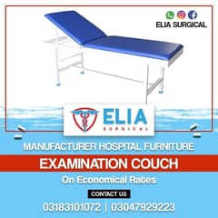 Examination couch in factory rates.