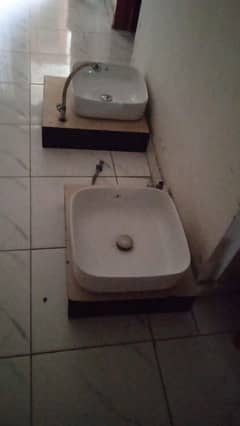 basins with sofa set