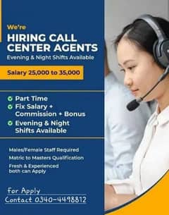 Call center jobs in Lahore Urdu call center. Matric to Master.