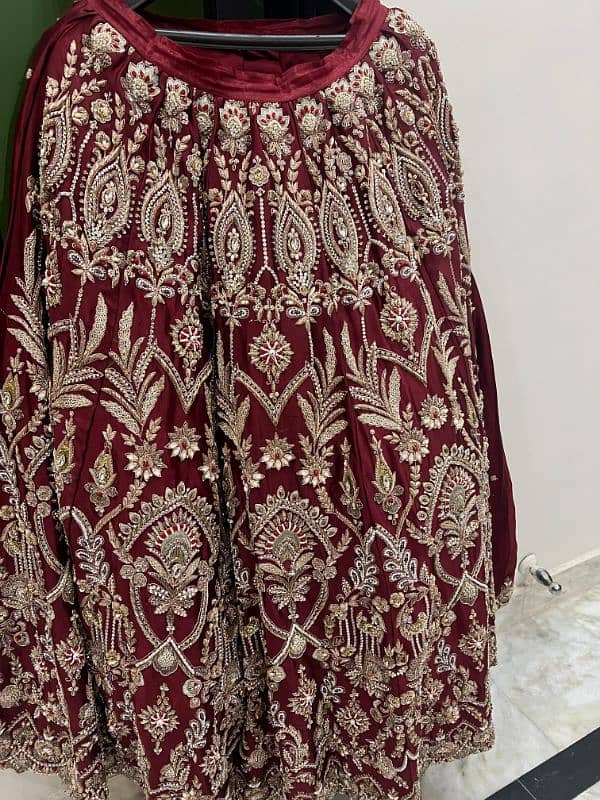 Bridal Lehnga | Bridal Dress | Wedding Dress | Nikkah Lehnga For Bride 3