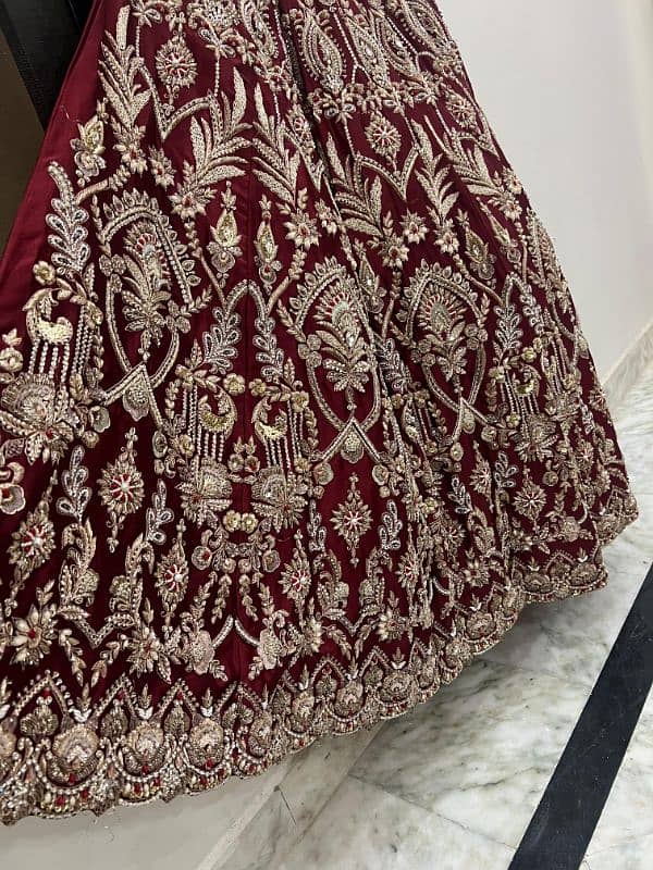 Bridal Lehnga | Bridal Dress | Wedding Dress | Nikkah Lehnga For Bride 4