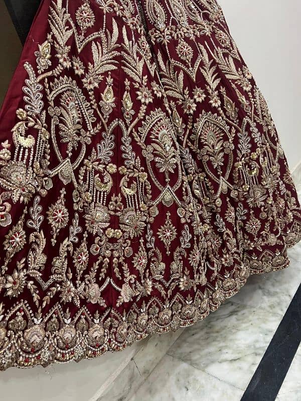 Bridal Lehnga | Bridal Dress | Wedding Dress | Nikkah Lehnga For Bride 5