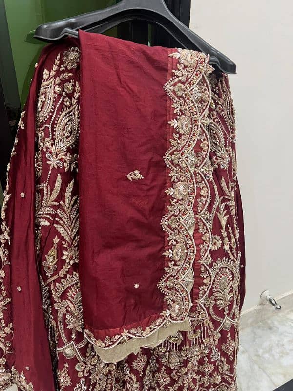 Bridal Lehnga | Bridal Dress | Wedding Dress | Nikkah Lehnga For Bride 6