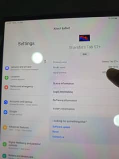 Samsung tab S7 plus