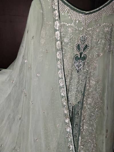 Tila work embroidered maxy