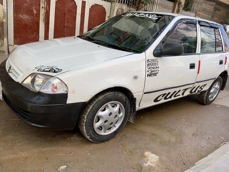 Suzuki Cultus 2002 White color all ok everything complete btr thn alto 0