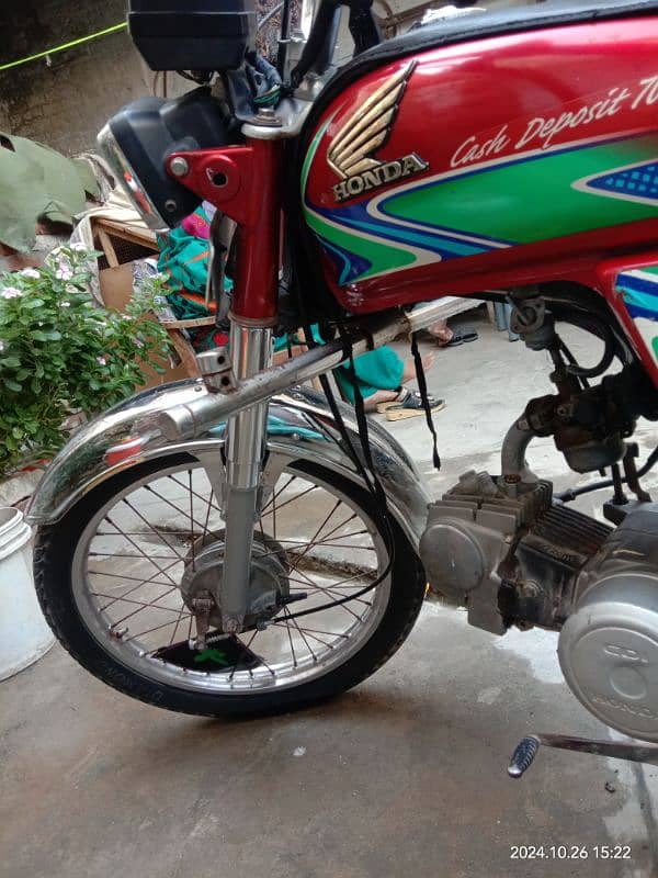 Honda CD 70 Bike Sale Bilkul New condition hai 4