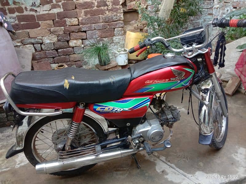 Honda CD 70 Bike Sale Bilkul New condition hai 8