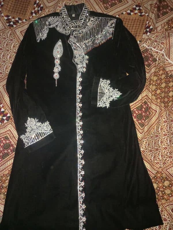 Welvet Sherwani 1