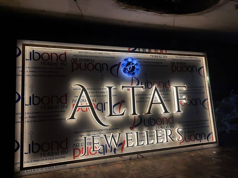 panaflex printing 3D Led sign board, 6