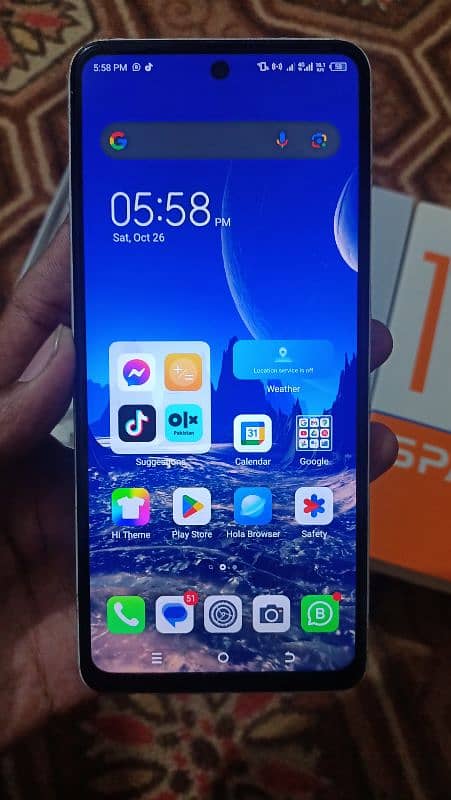 Tecno spark 10 pro all ok 8+8/128. GB box charger available 3