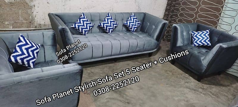 Sofa Set 5 Seater/ L shape with 5 cushions big sale till 25th November 2