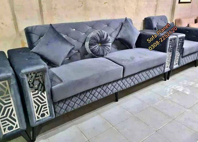 Sofa Set 5 Seater/ L shape with 5 cushions big sale till 25th November 7