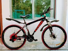 imported mountain sports bicycle