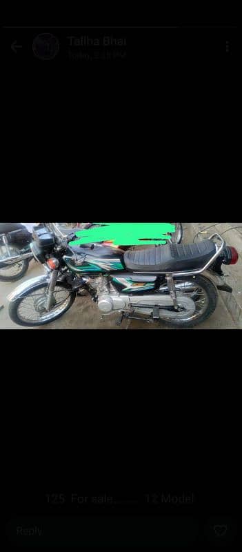 Honda 125 (Urgent sale)  contact me:03270453449 0