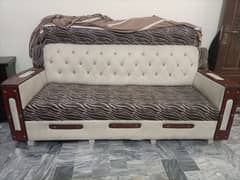 5 seater rexin sofa set