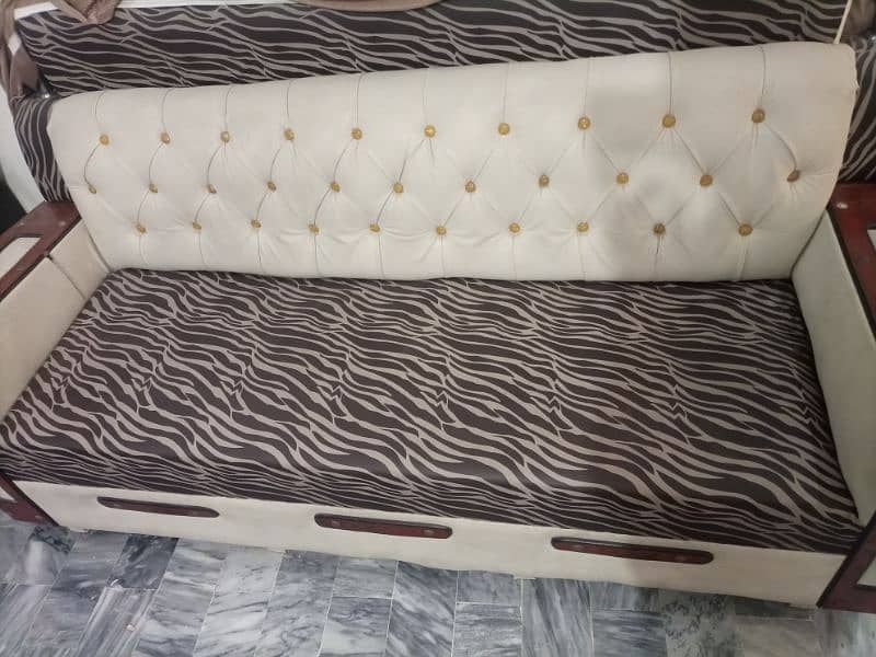 5 seater rexin sofa set 2