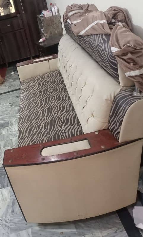 5 seater rexin sofa set 6