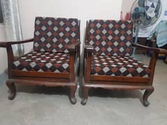 Pure Diyar Wood TWO Single Seat Sofas