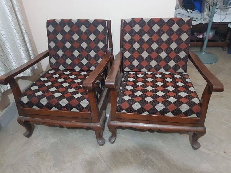 Pure Diyar Wood TWO Single Seat Sofas 2