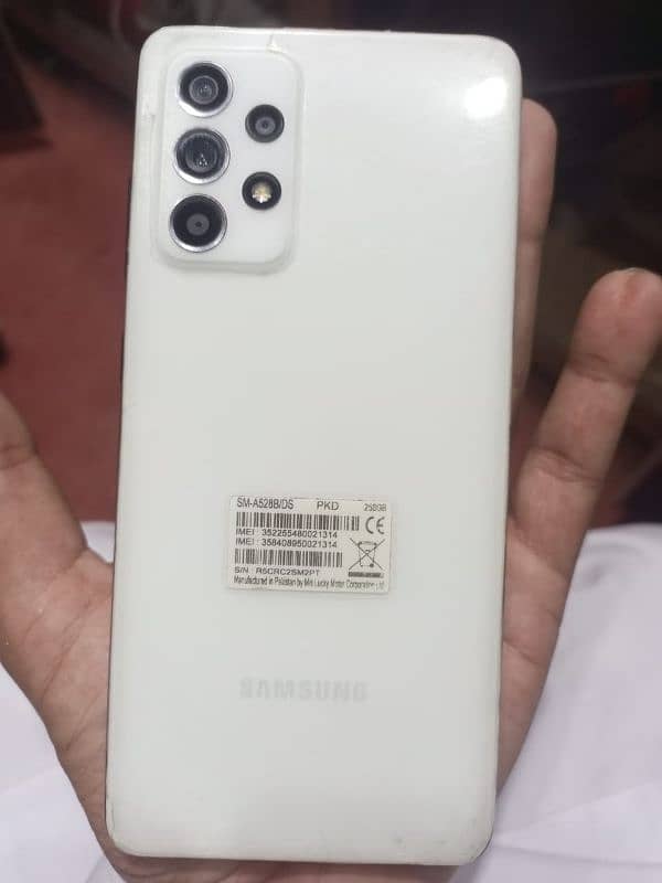 Galaxy A52s 5G . . Ram 8gb rom 256 gb 1