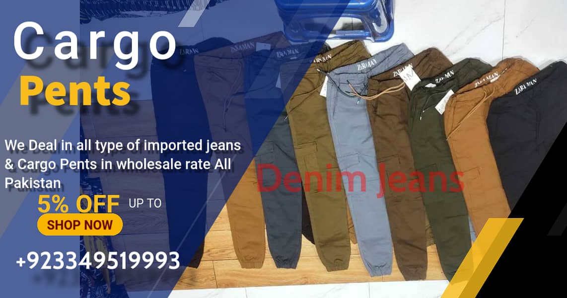 Denim Jeans / Cargo pants in Wholesale rate 13