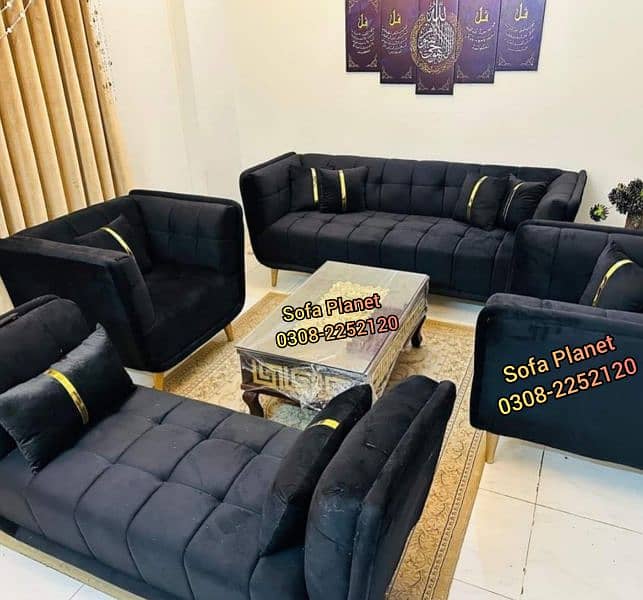 Sofa Set 5 Seater/ L shape with 5 cushions big sale till 25th November 4