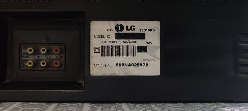 LG TV 21'' 6