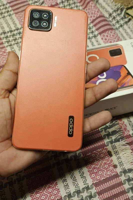 oppo f17 orange color 8/128 GB 1