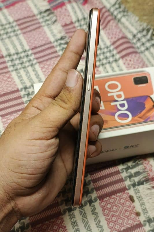 oppo f17 orange color 8/128 GB 2