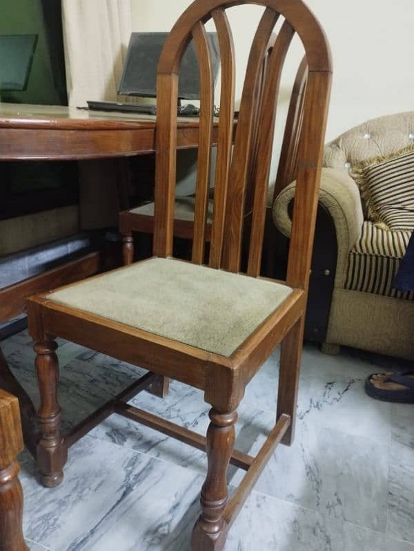 Dining table with 6 chairs for sale 5