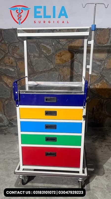 Crash trolley / medicine trolley for sale direct from factory 2