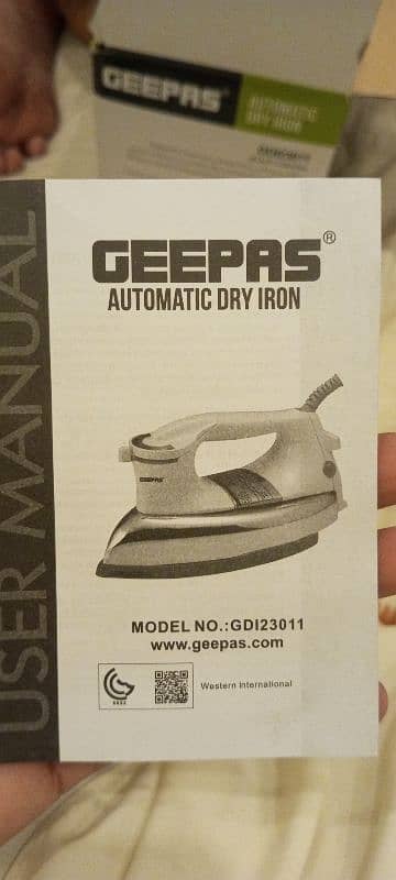 original GEEPAS iron 3