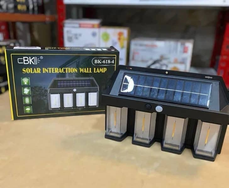 SOLAR INTERACTION WALL LAMP ( DELIVERY FREE ALL PAKISTAN ) 2