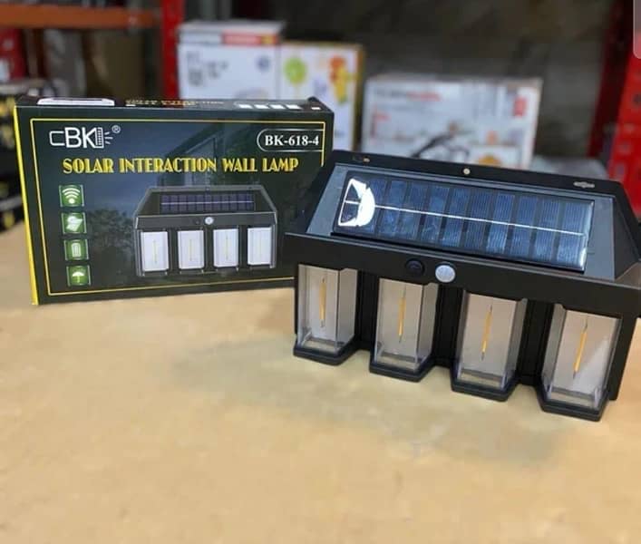 SOLAR INTERACTION WALL LAMP ( DELIVERY FREE ALL PAKISTAN ) 4