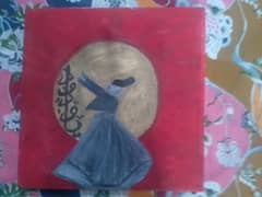 Whirling dervish painting