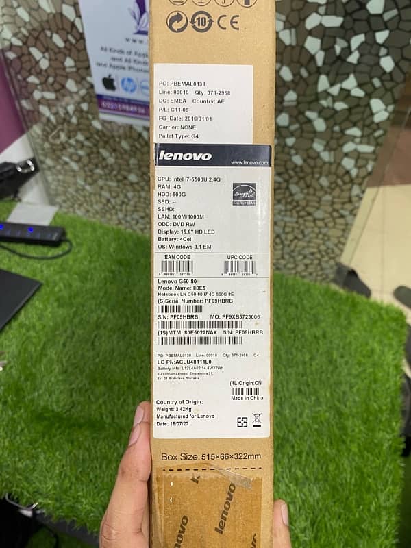 LENOVO G50-80 i7 5th gen 4 Gb Graphics card with Box | 03215984936 7