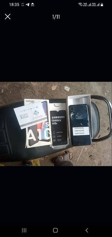 Samsung a10s with box or panel official 5