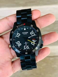 Nixon Ranger GMT All Black, A94100100 Original Watch 9.5/10 Condition