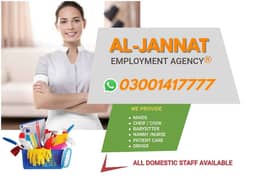 Provide Maid , Driver ,Helper , Couples, Patient care, Cook ,Nurse