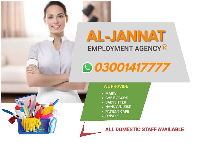 We Provide Maids, Driver ,Helper , Couples, Patient care, Cook , chef 0