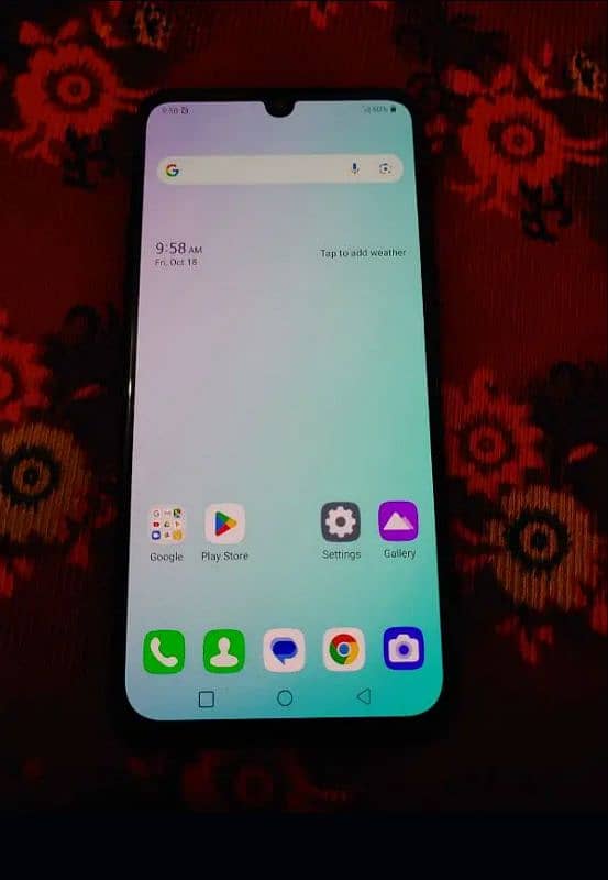 Lg g8x 10\10 blue colour 0