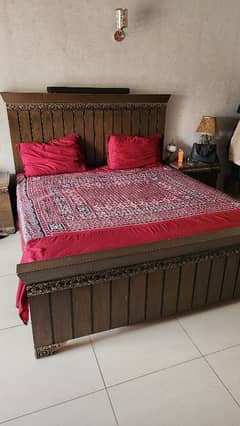 beautiful double bed