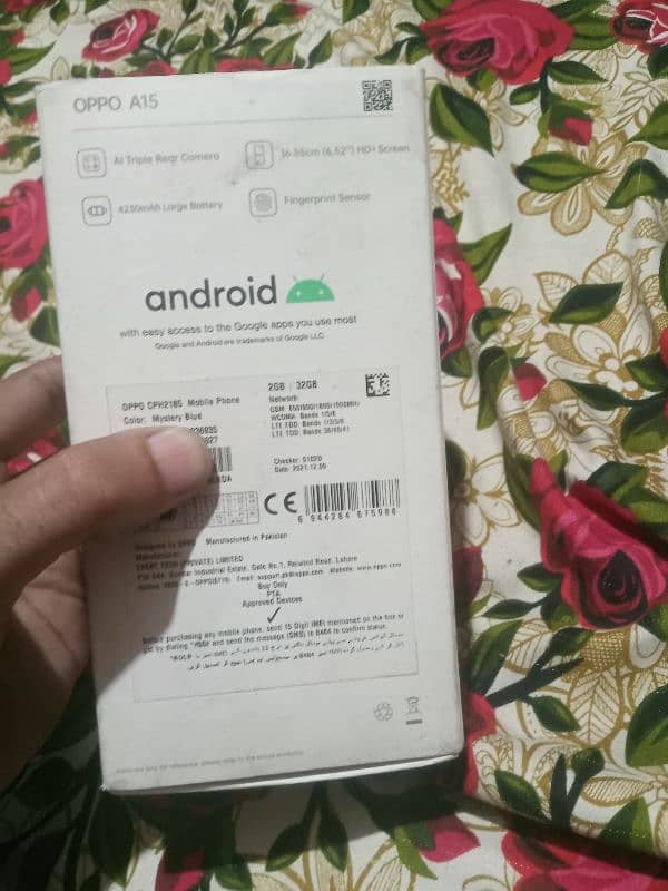 oppo a15 official pta with box 1