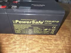 12v 7Ah PowerSafe Dry Batteries