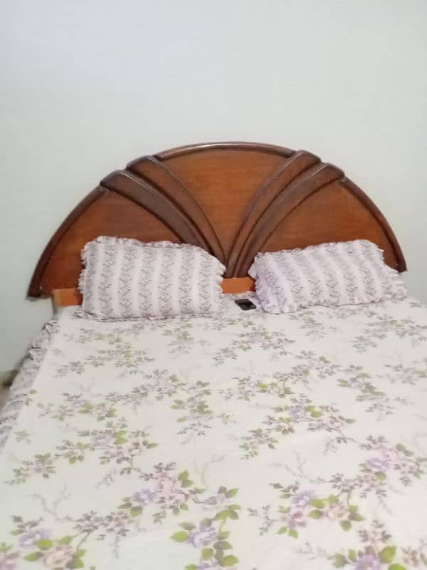 double bed with mattress for urgent sale 3