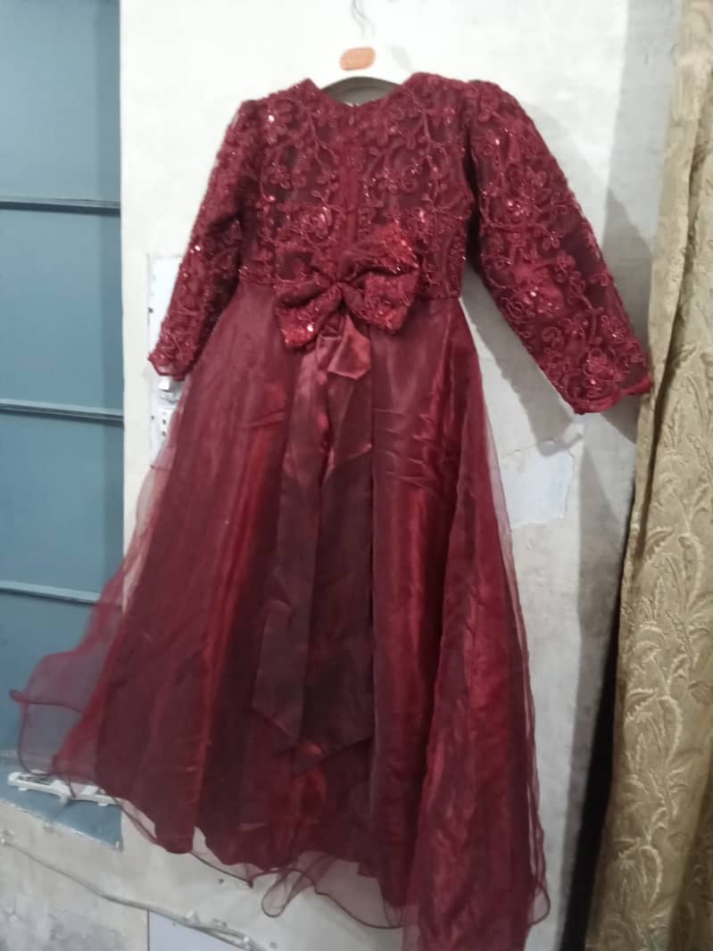 Kids Wedding Fanecy  Dress Lahnga Frak Garar 1