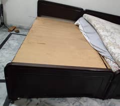 2 single bed without mattress