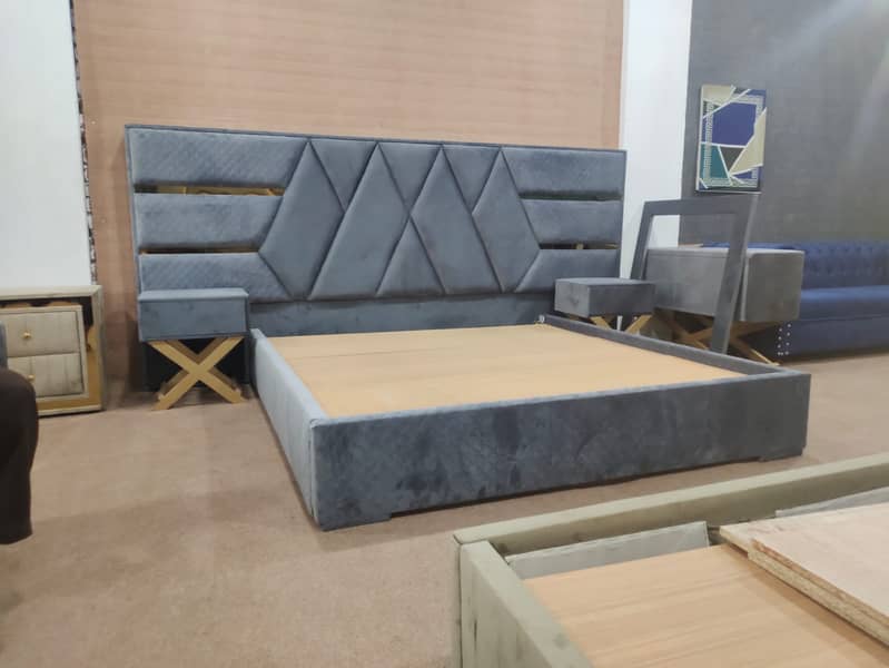 bed,double bed,king size bed,poshish bed/bed for sale,furniture 5