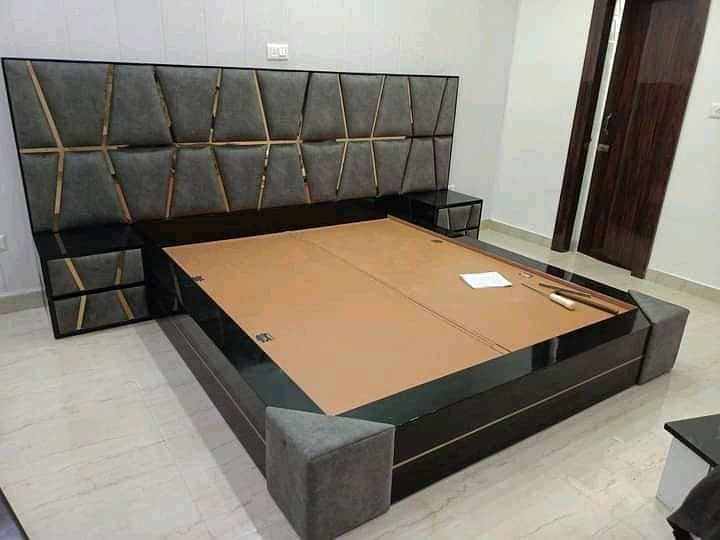 bed,double bed,king size bed,poshish bed/bed for sale,furniture 8